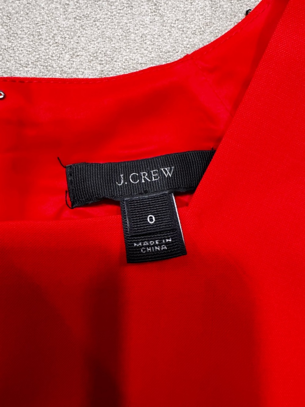 J. Crew Vibrant Red Midi Sheath Dress - Picture 3 of 11
